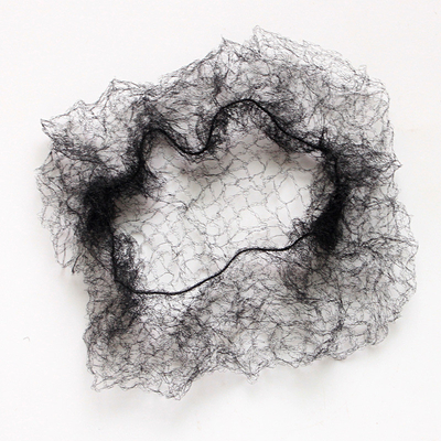Nylon Mesh Wigs Invisible Disposable Hair levert Zwarte op
