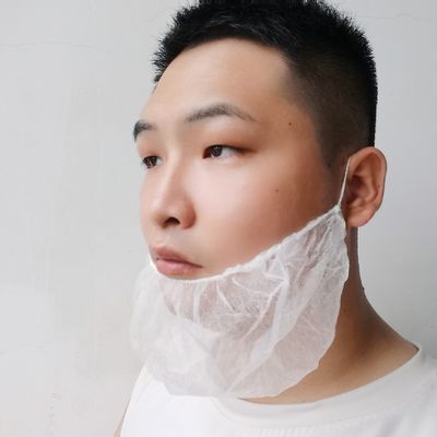 Eenmalig niet-geweven baardbedekking 45x20 cm Wit Zwart Blauw