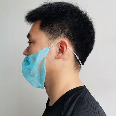 Wegwerp baardbeschermer van non-woven materiaal ISO CE gecertificeerd Milieuvriendelijk