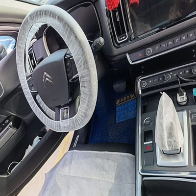 Het transparante Beschikbare Stuurwiel behandelt de niet Geweven Dekking van Seat van het Autovliegtuig