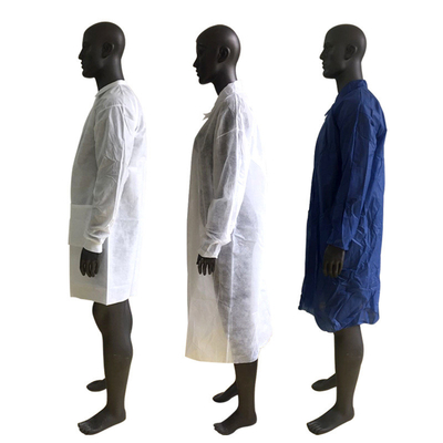 Antistatische de Laagpp SMS Witte Blauwgroen van het Kimono Beschikbare Laboratorium